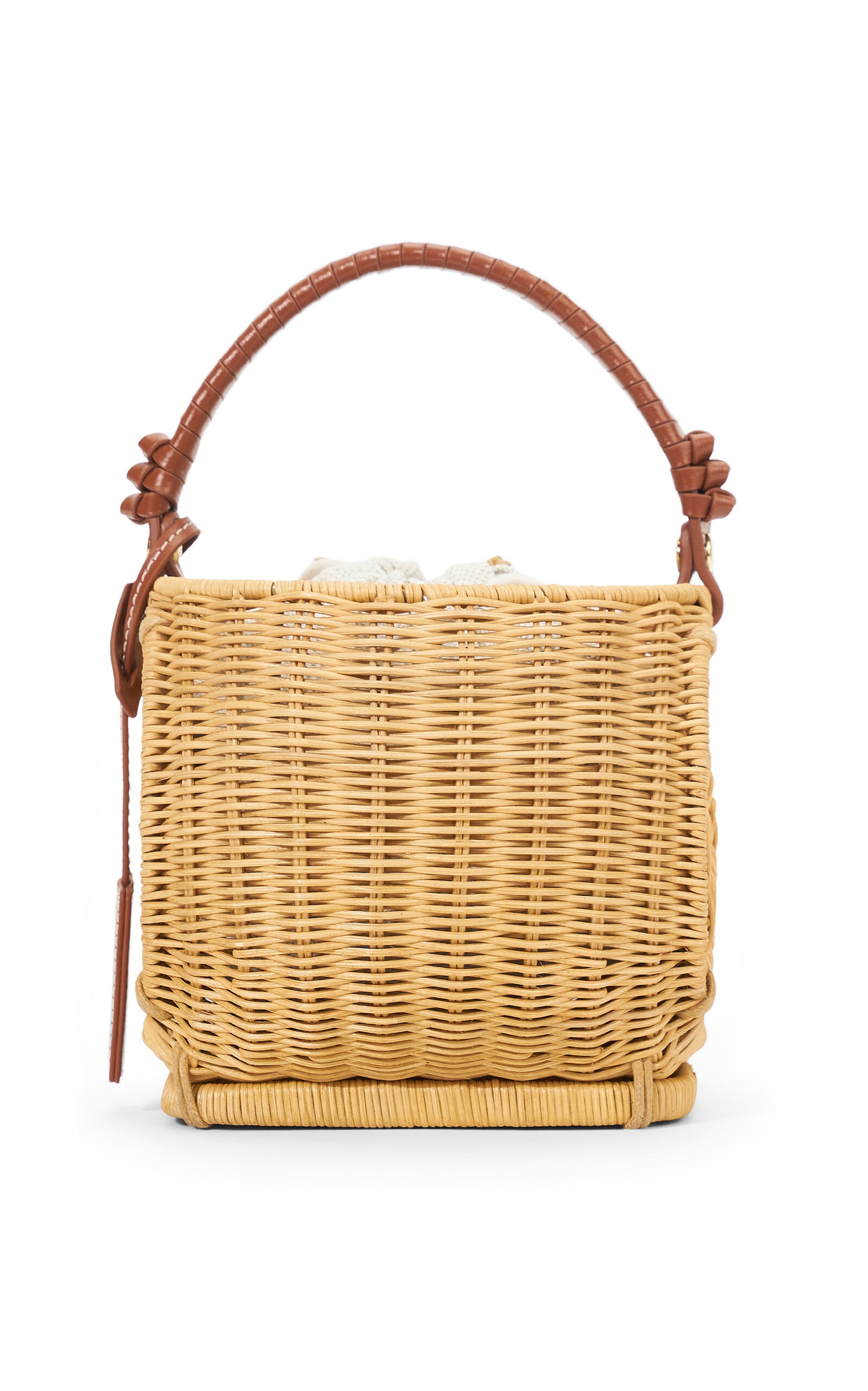 Escargot Wicker Basket Bag neutral - 5