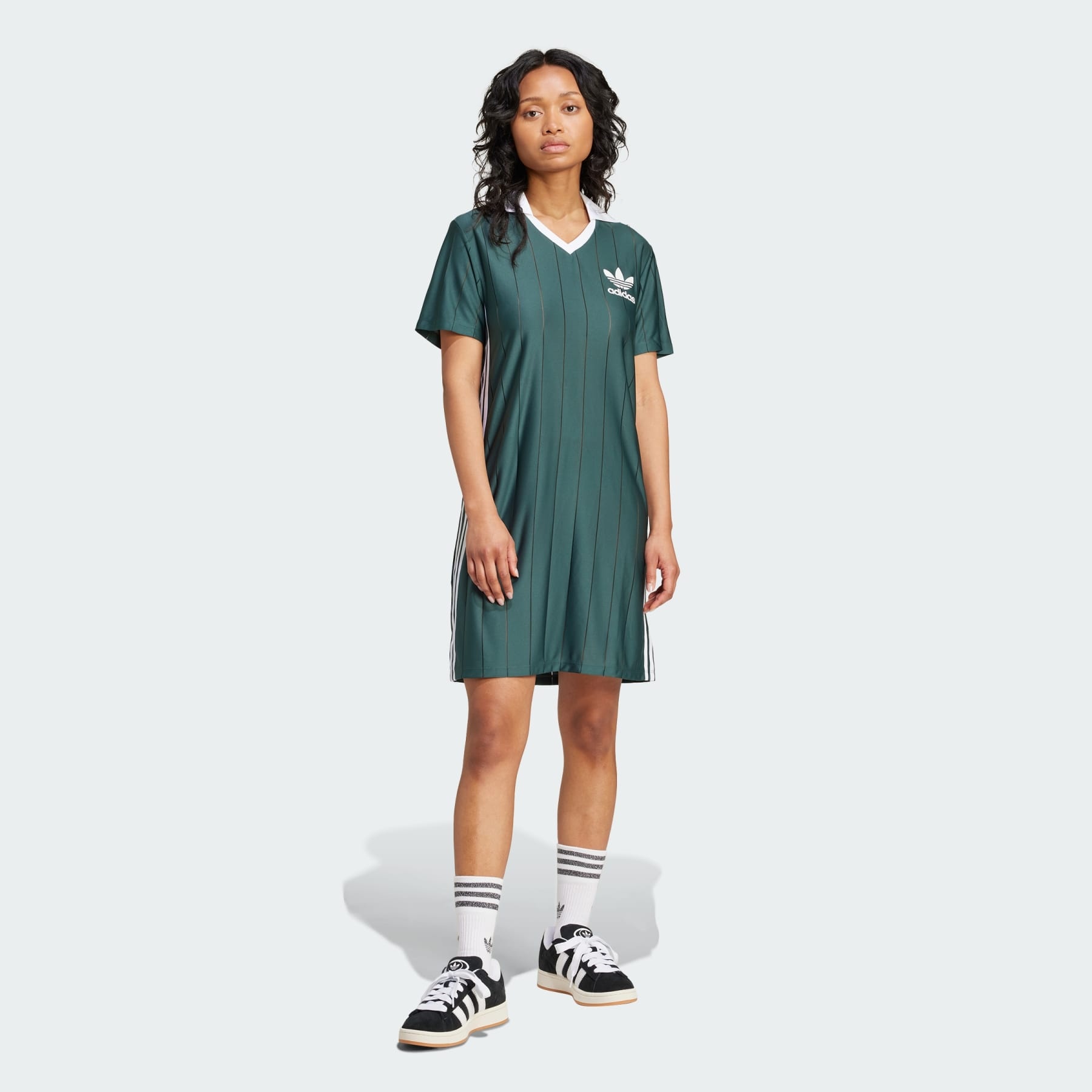 Adicolor 3-Stripes Pinstripe Dress - 2