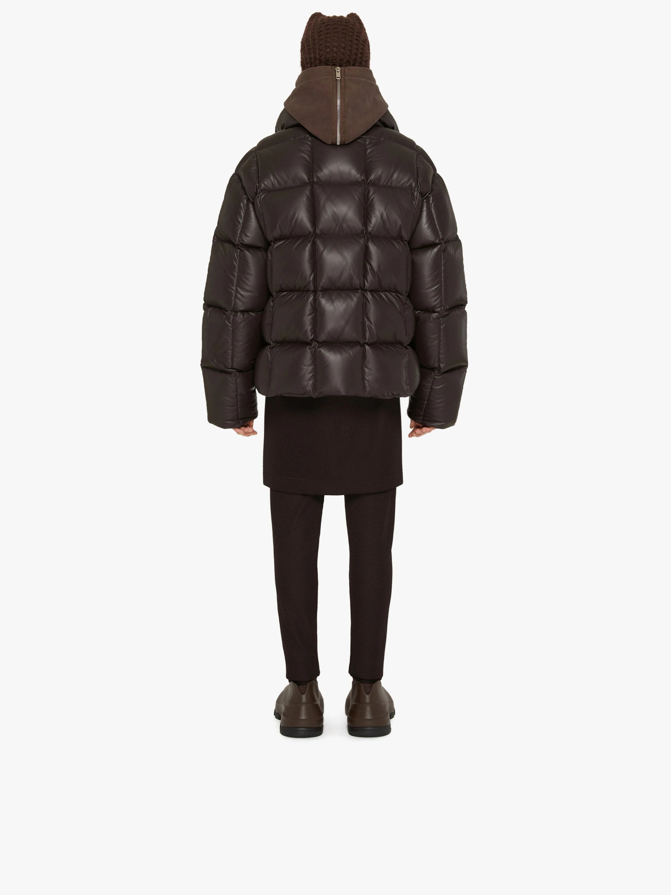 ZIPPED HOOD IN FELPA - 4