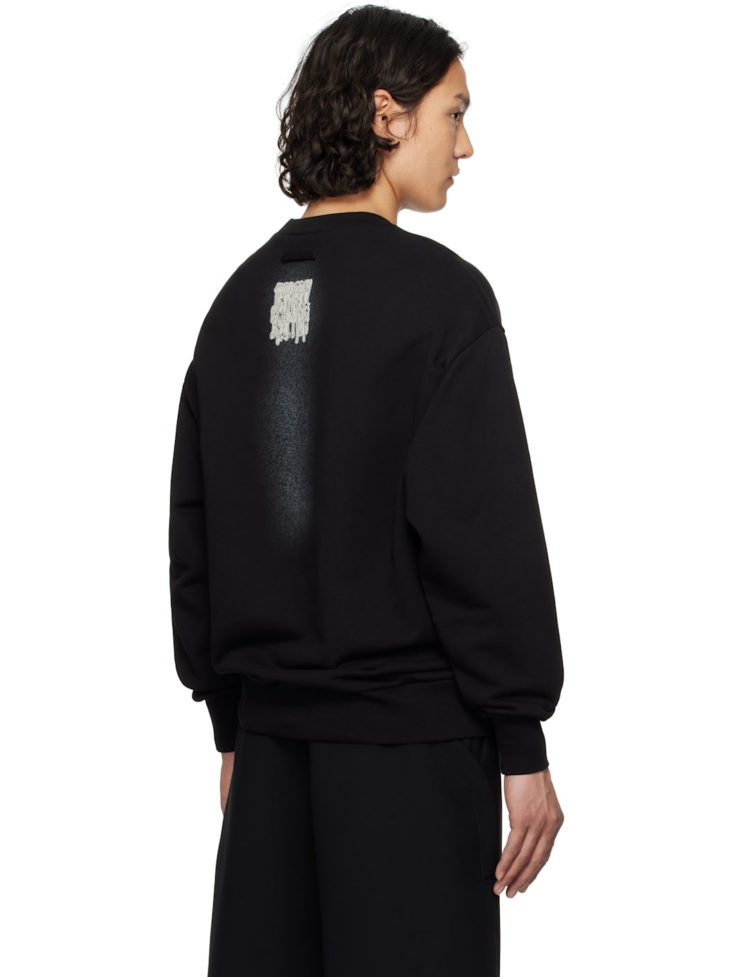 Black 'The Tattoo Ruban' Sweatshirt - 3