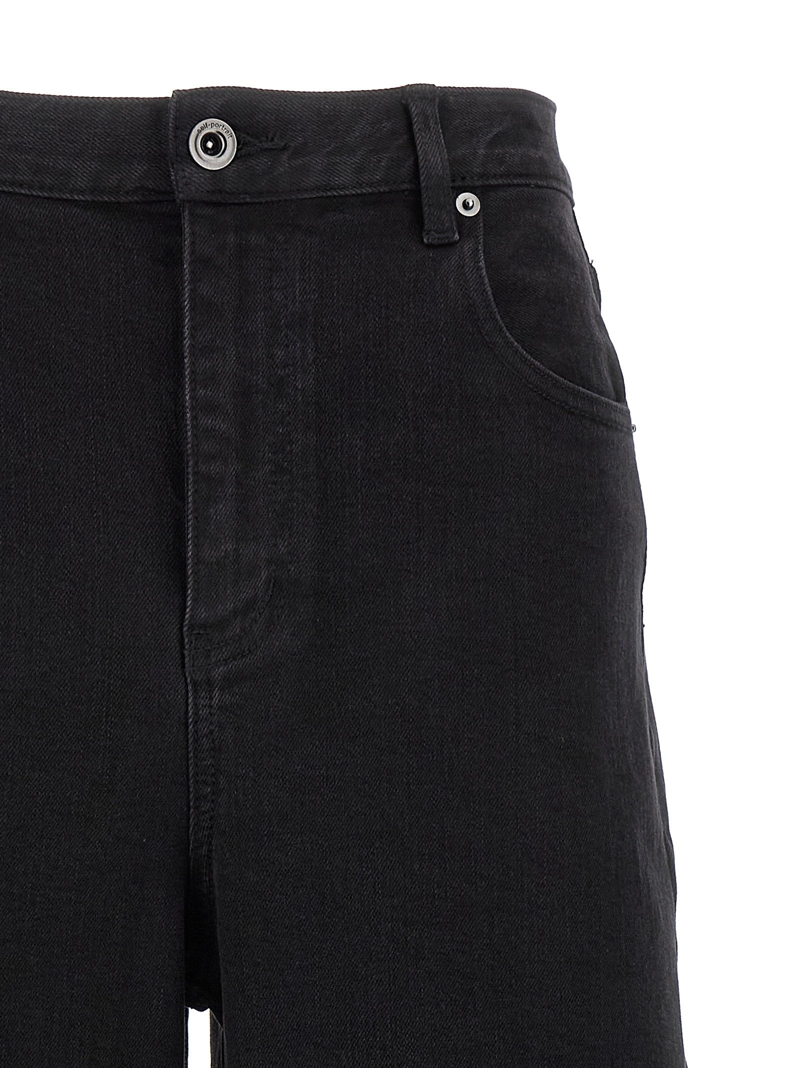 Black Barrel Leg Jeans Black - 3