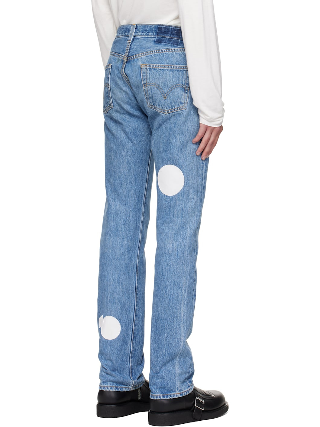 Blue Patch Jeans - 3