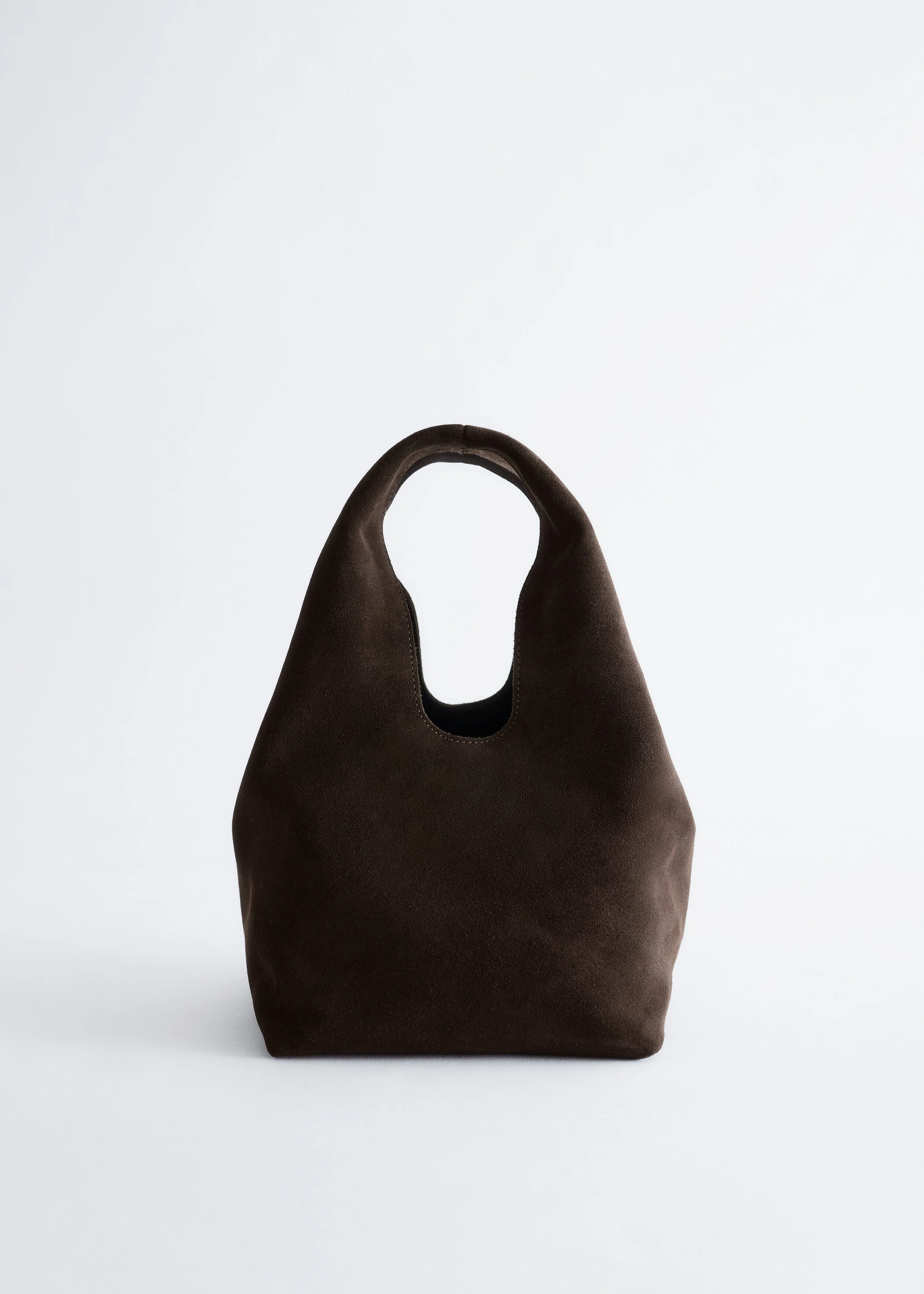 Split Suede Mini Tote - 1
