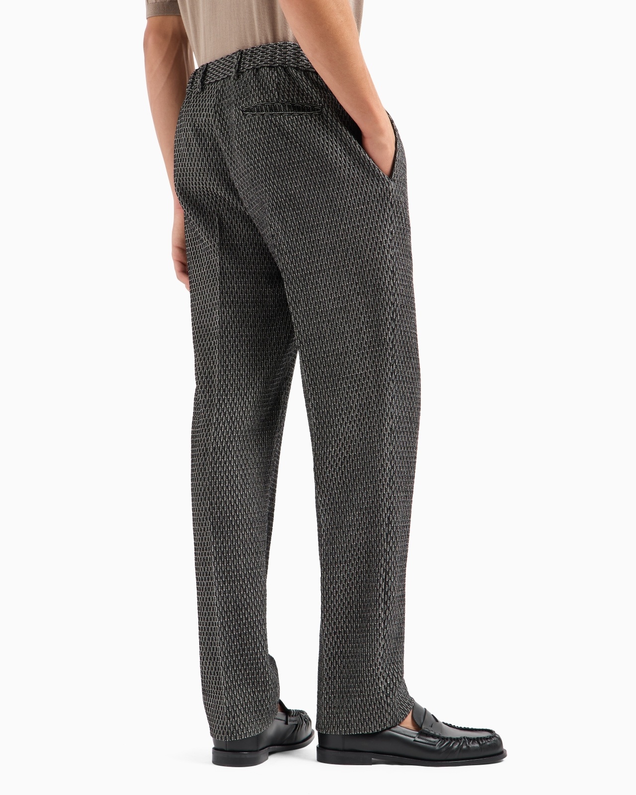 ICON ARMURE VIRGIN WOOL TROUSERS - 3