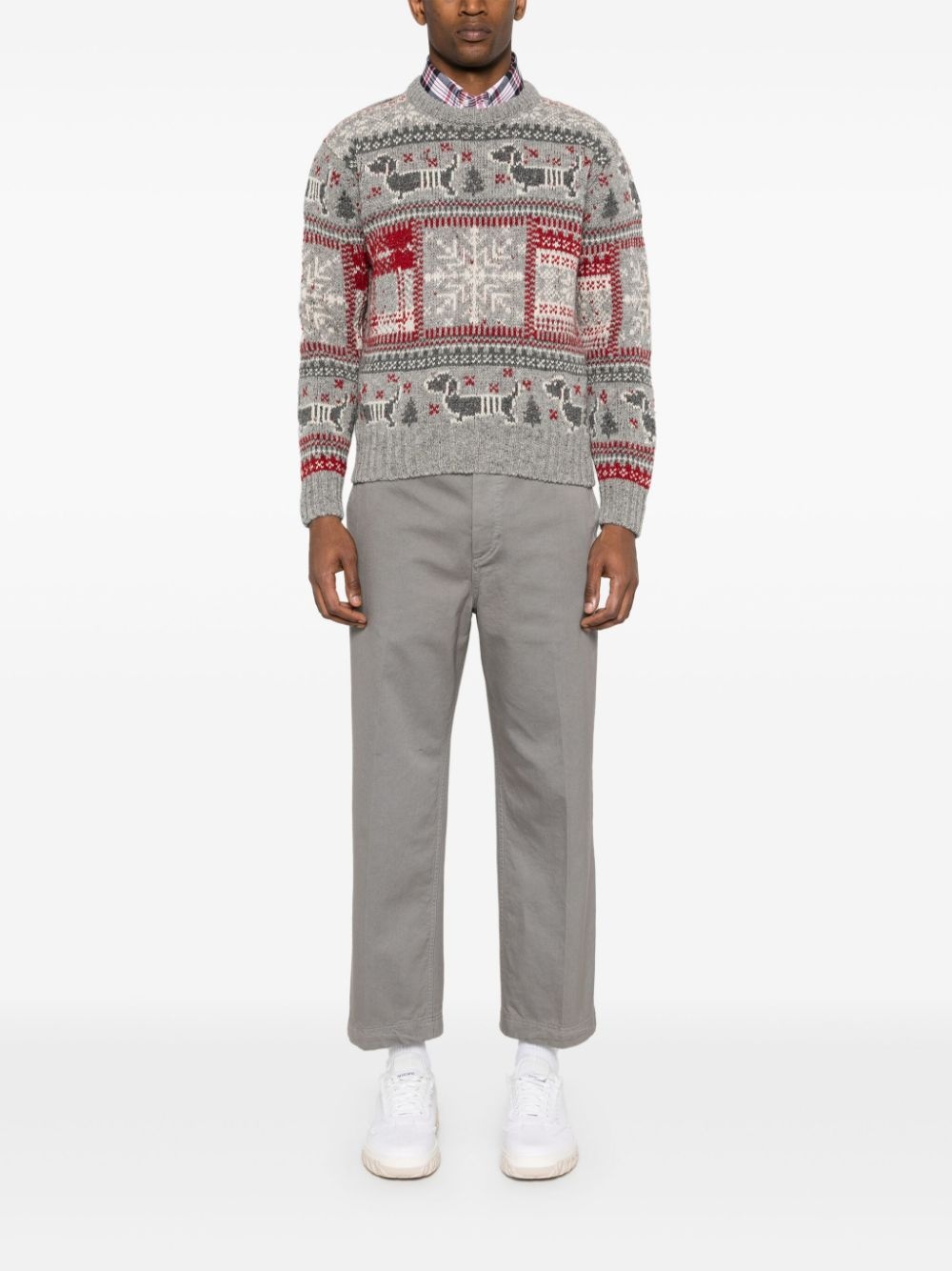 fair isle intarsia jumper - 2