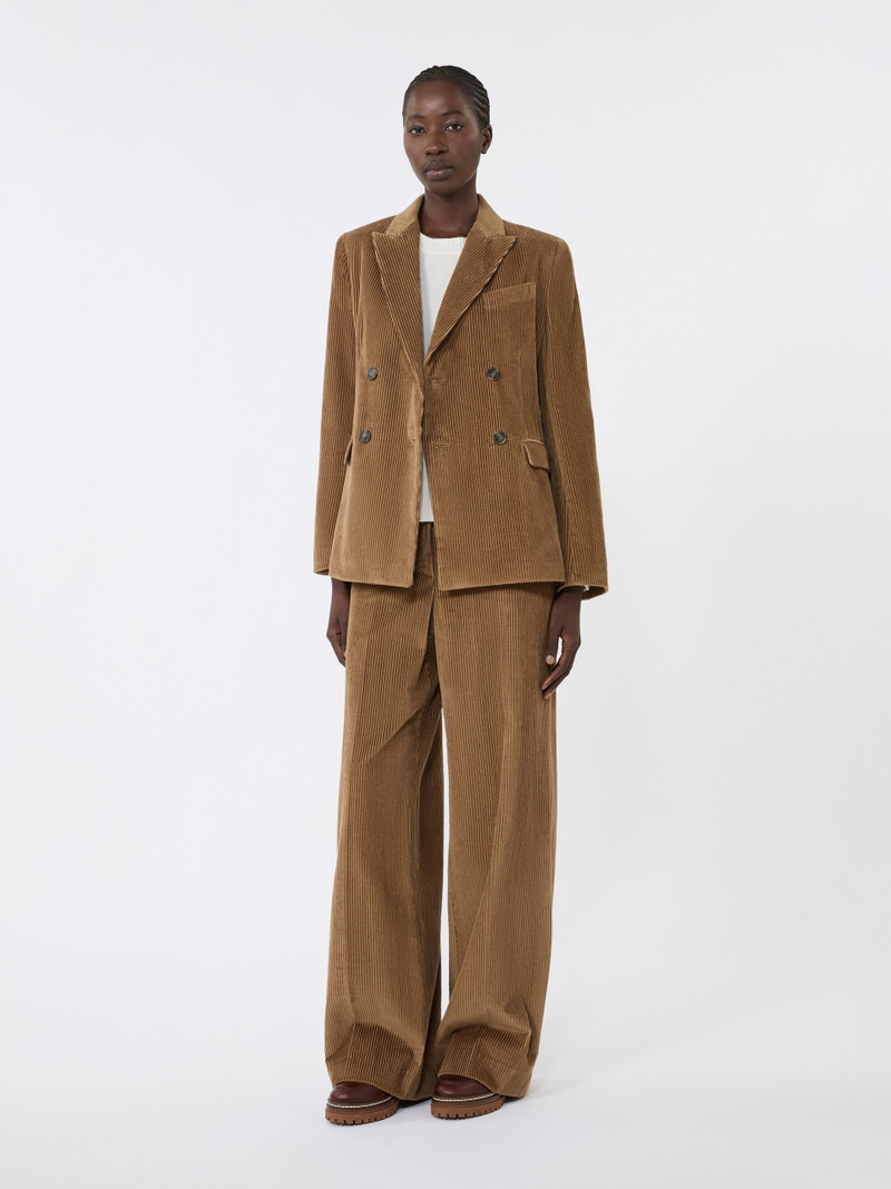 WEEKEND Max Mara KATANGA Double-breasted velvet blazer outlook
