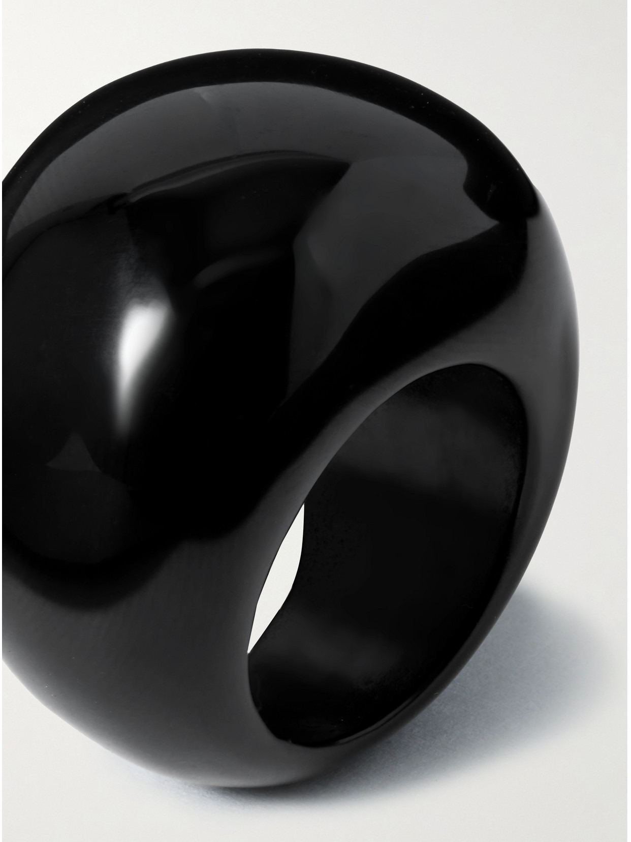 Donut Onyx Ring - 4