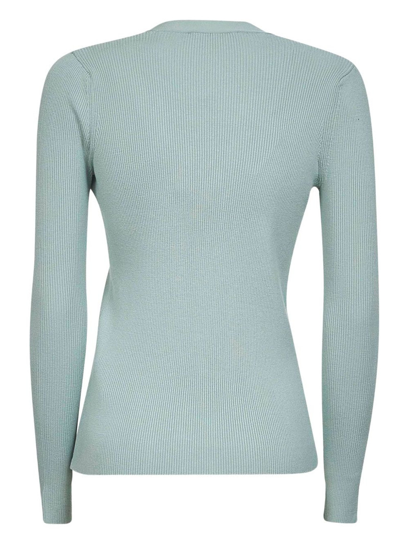 WEEKEND Max Mara ribbed v-neck cardigan outlook