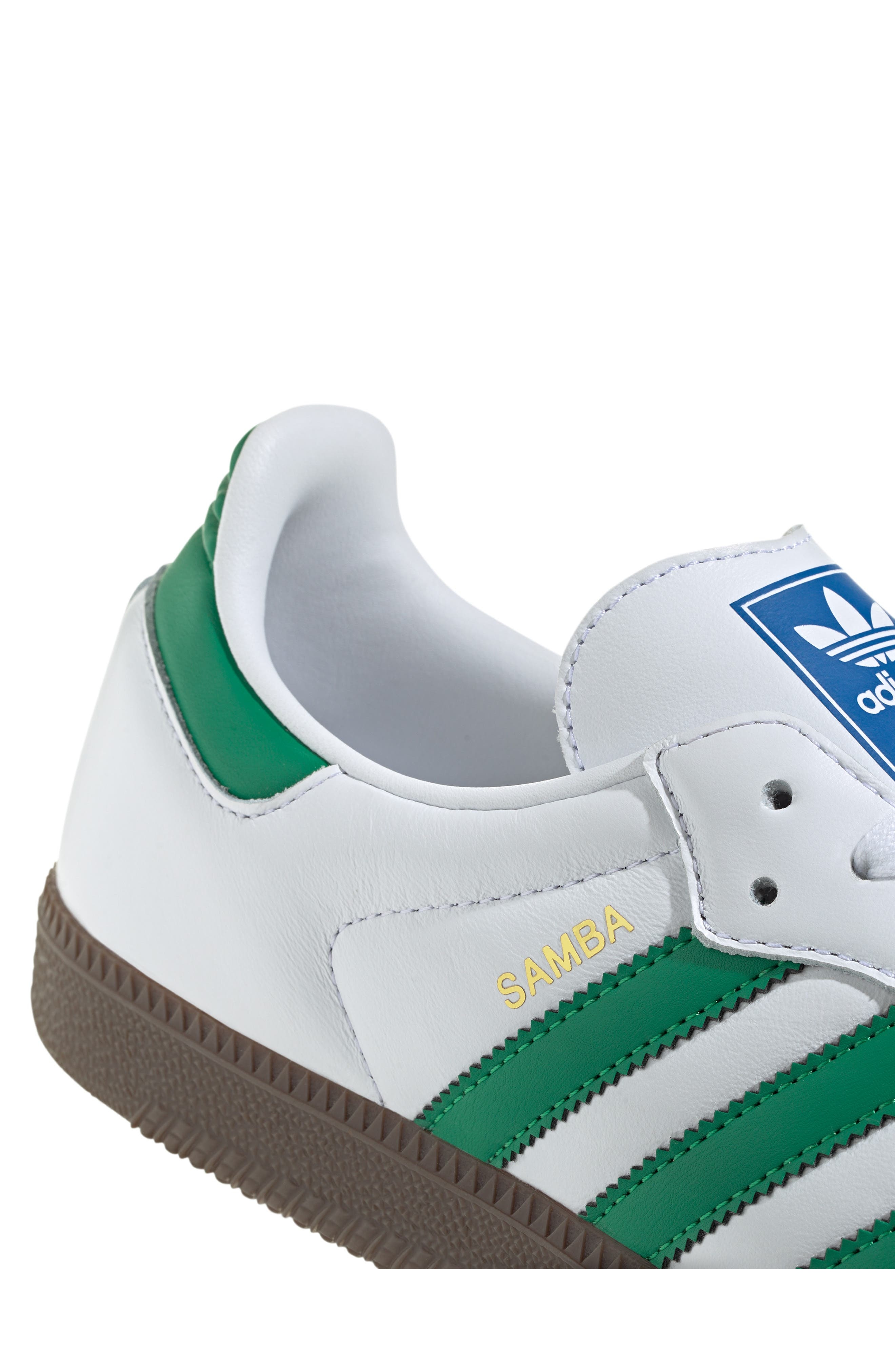 adidas Samba Sneaker in White/green/supplier Colour at Nordstrom - 7