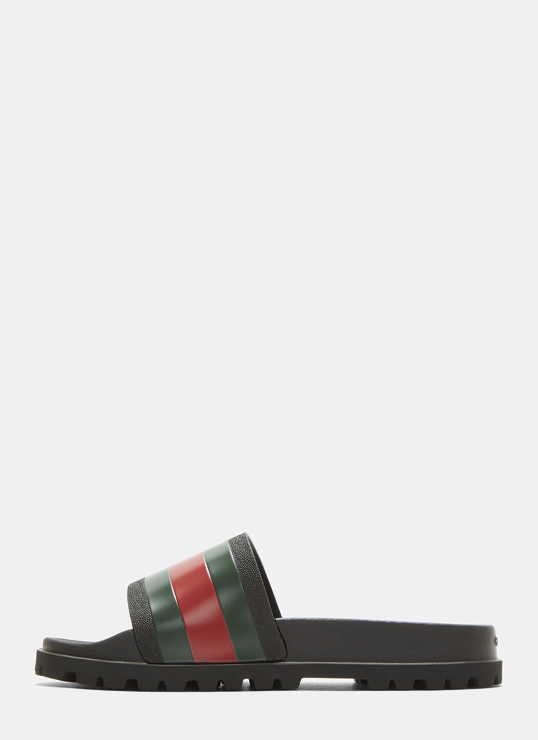 Tricolor Stripe Sandals - 3