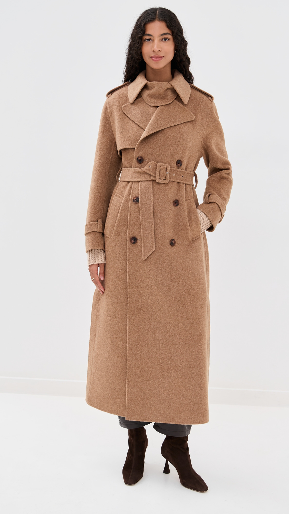 Rumi Belted Long Coat - 8