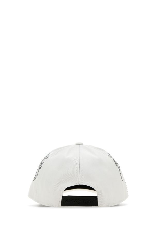 White cotton baseball cap - 3