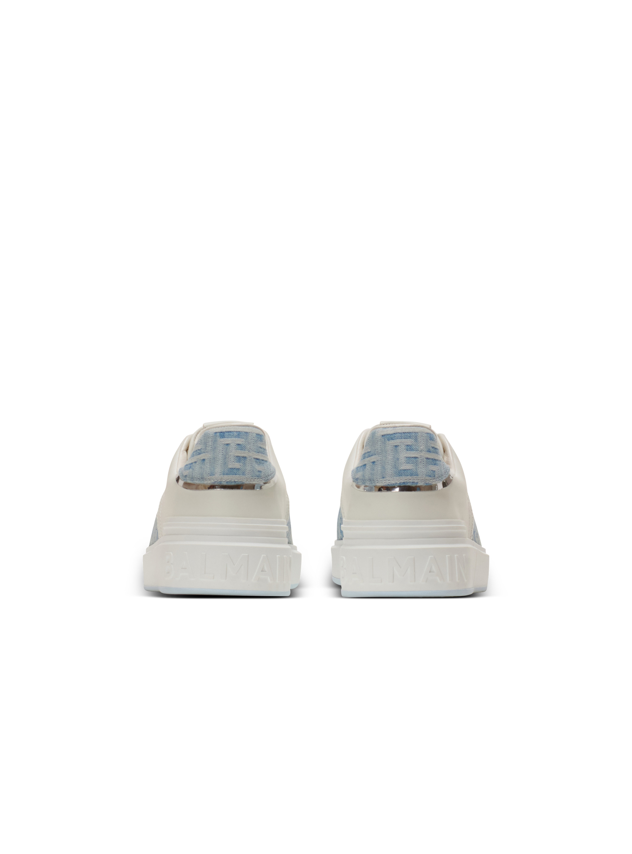 B-Court sneakers in leather and denim - 5