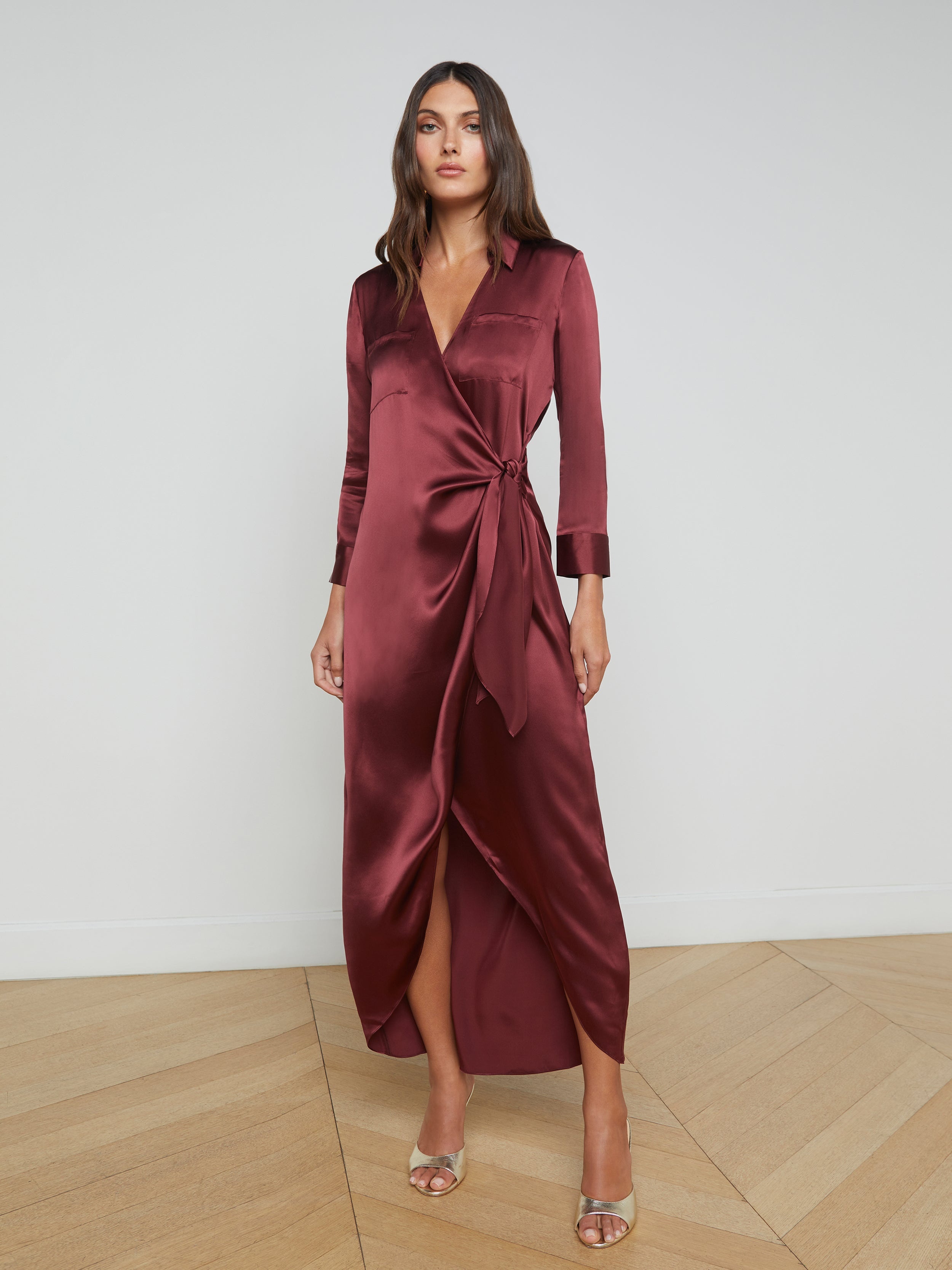 Kadi Silk Wrap Dress - 2