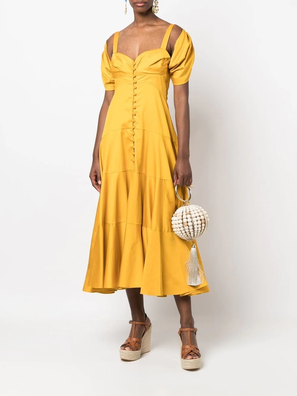 cut-out midi dress - 2