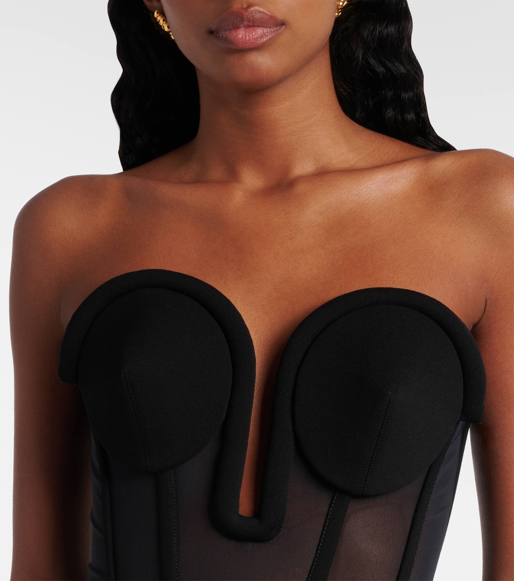 Mesh corset bodysuit - 4