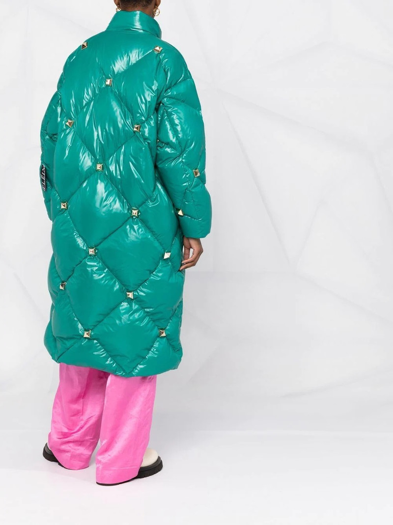 quilted studded 패딩 코트 6