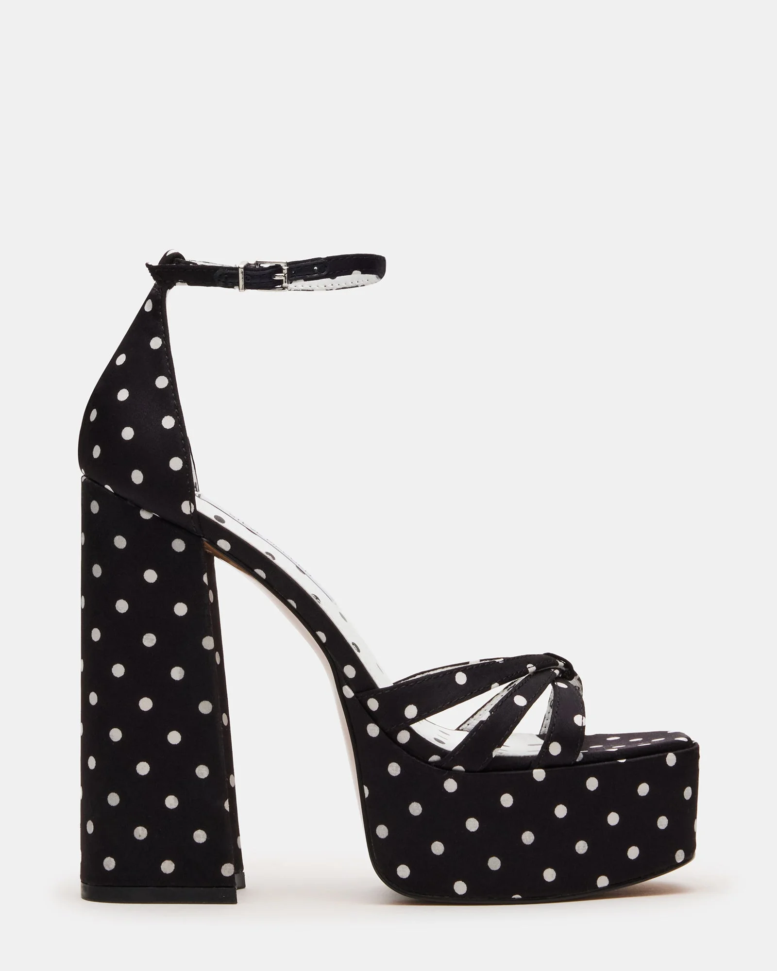 RETRO WHITE/BLACK POLKA DOT - 1