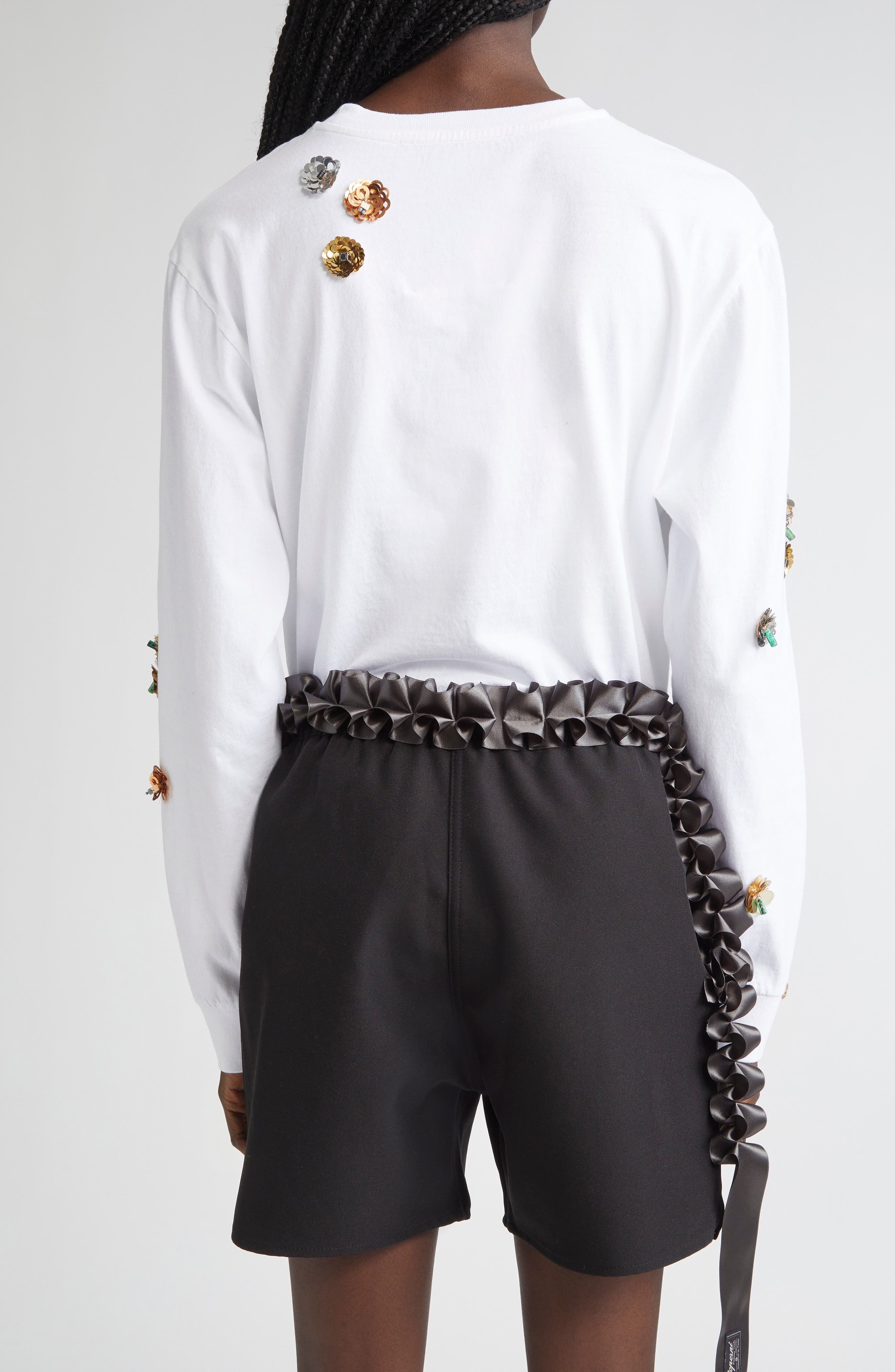 Coperni x Disney Mickey Mouse Appliqué Graphic T-Shirt in White at Nordstrom - 3