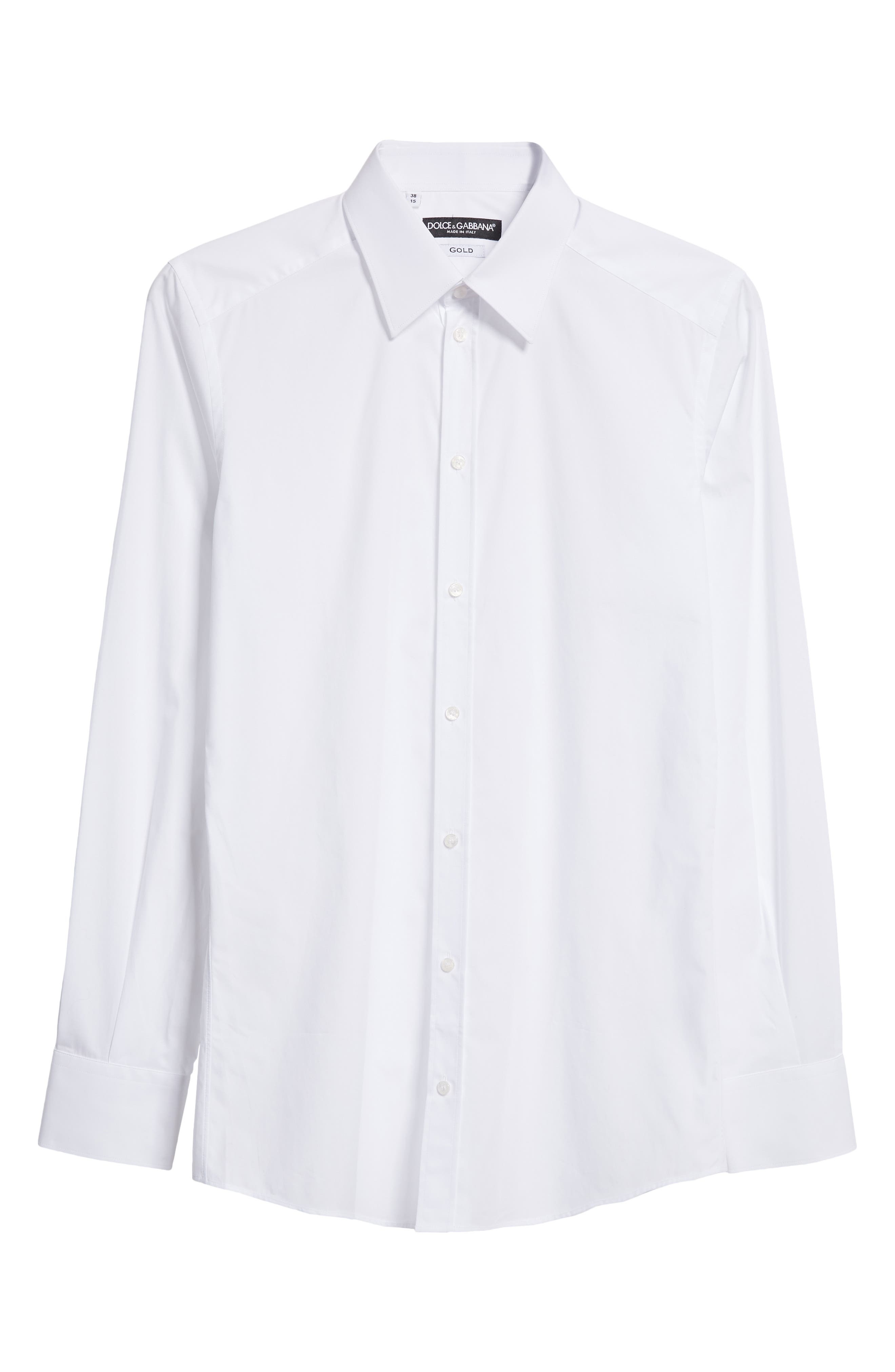 Cotton Poplin Button-Up Shirt - 5