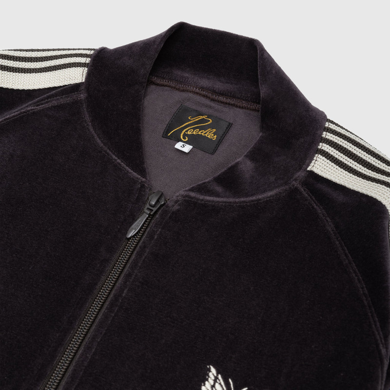 NEEDLES VELOUR RIB COLLAR TRACK JACKET outlook