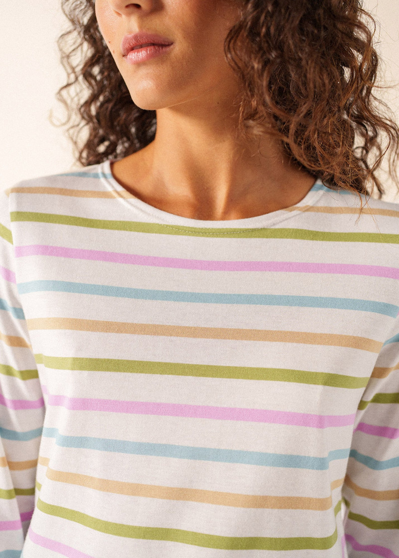GALATHEE MULTICOLOR Breton Striped Top 5