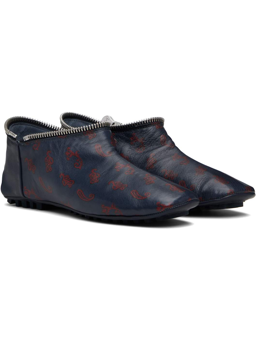 Navy Modular Driving Boots - 5