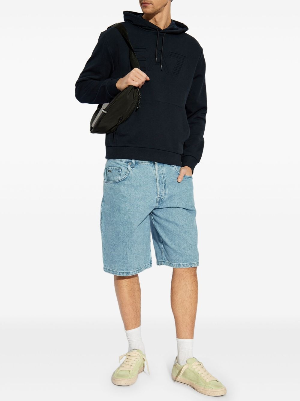 denim shorts - 2