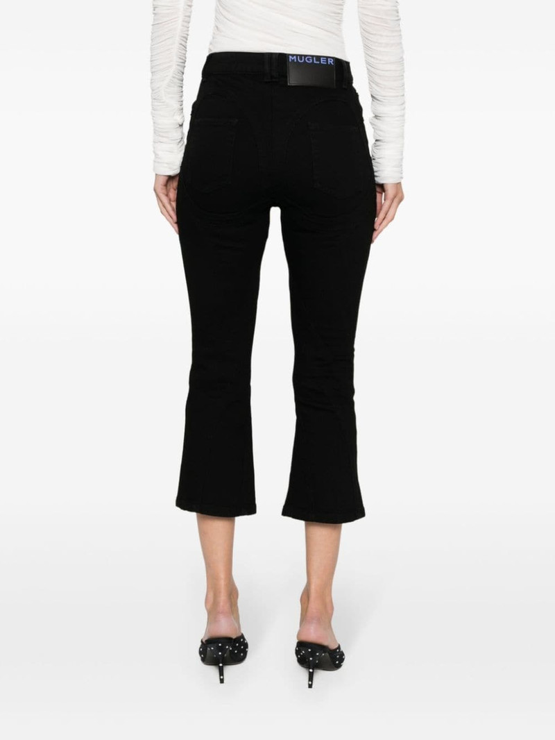seam-detailed tapered jeans 4