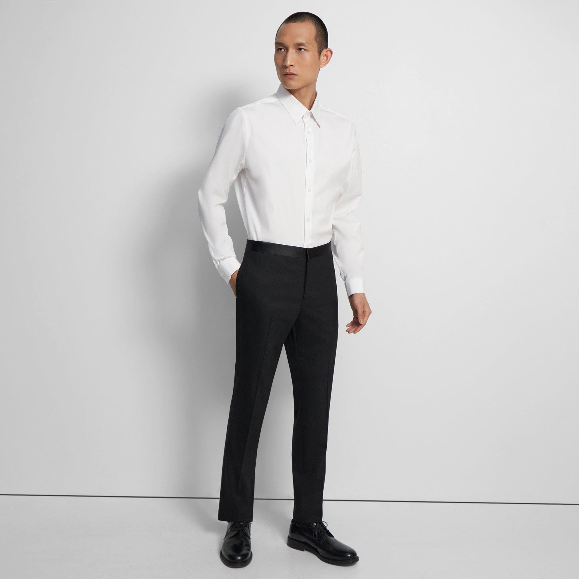 Mayer Tuxedo Pant in Stretch Wool - 2