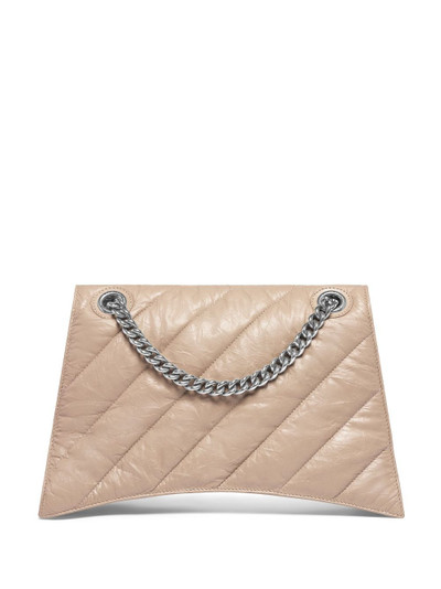 BALENCIAGA medium Crush leather shoulder bag outlook