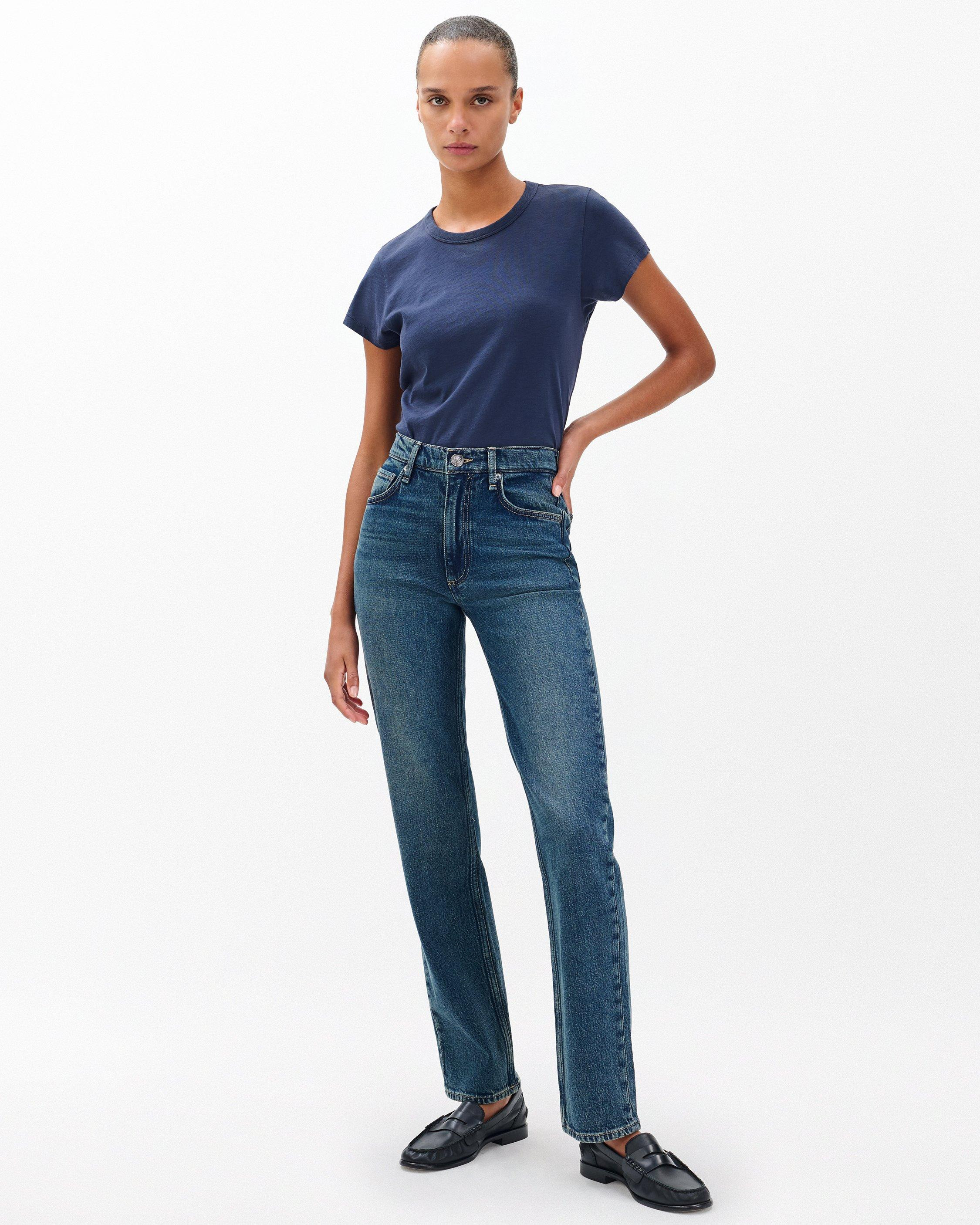 Harlow Straight Jeans
Vintage Stretch in Ness - 2