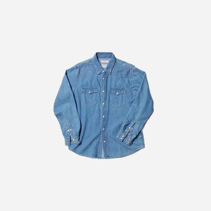 George Another Kind Of Blue Denim Shirt - 5