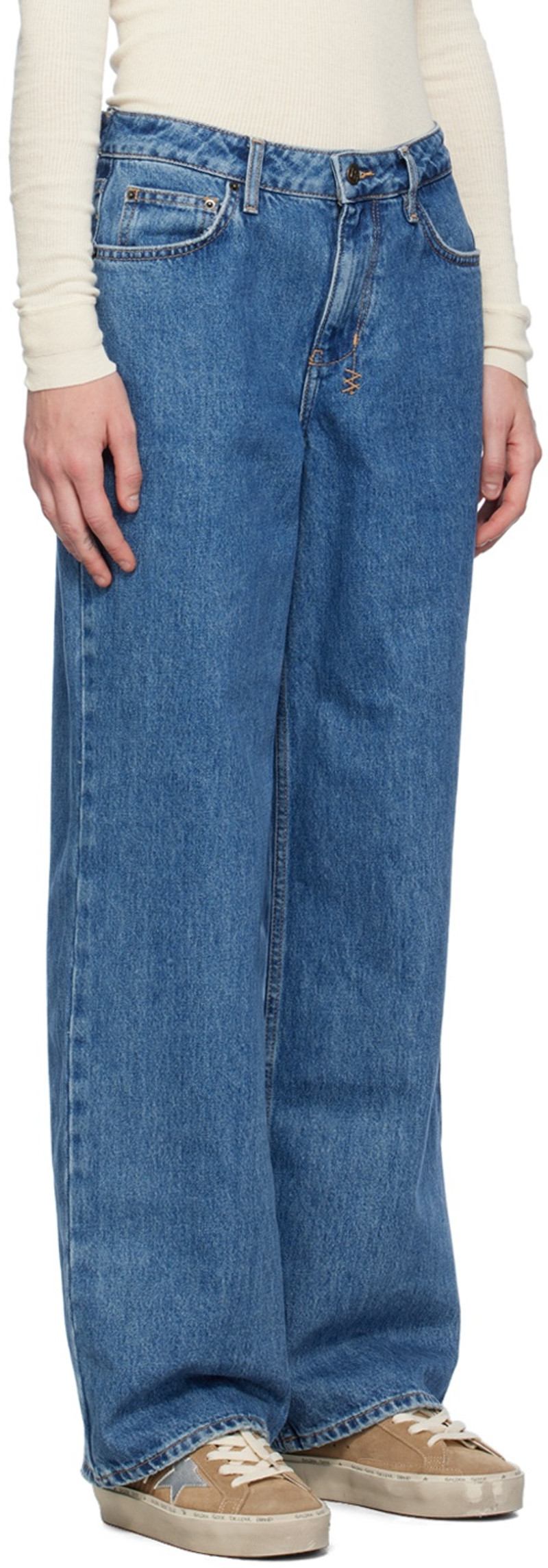 Ksubi Blue Low Rider Jeans outlook