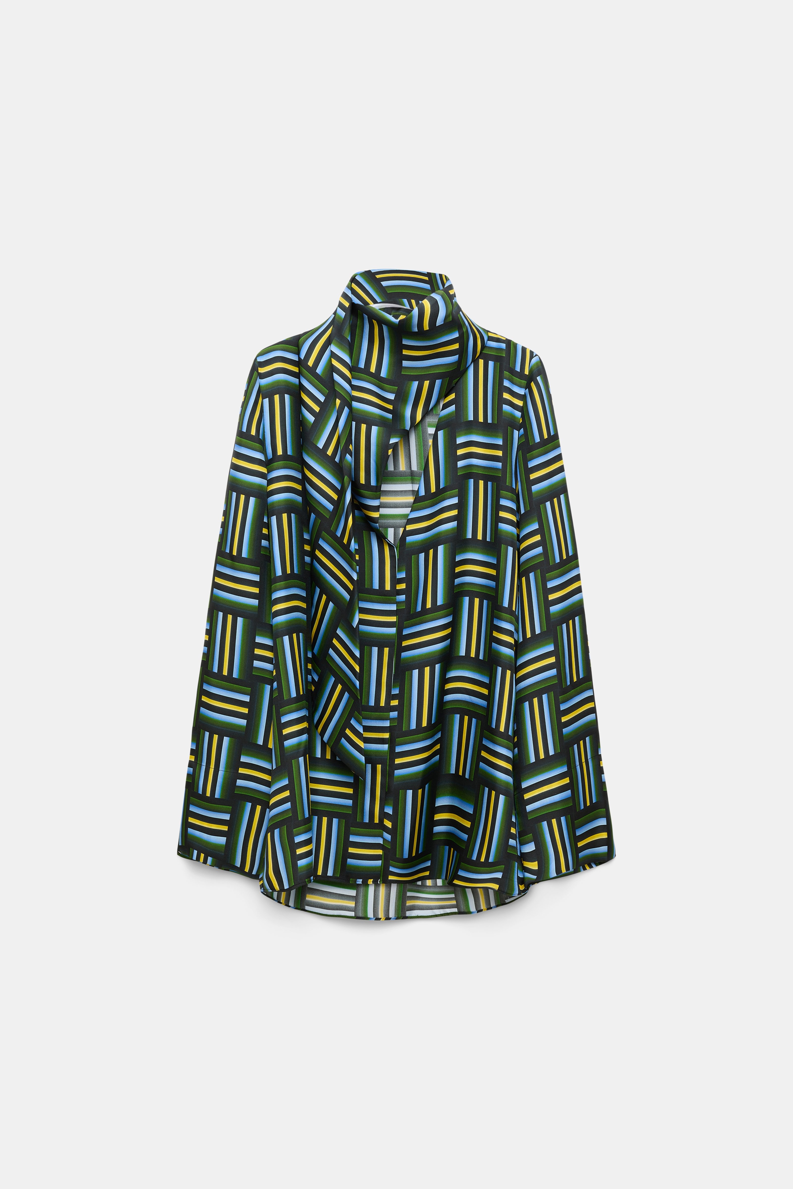 GRAPHIC DRAPES I blouse - 1