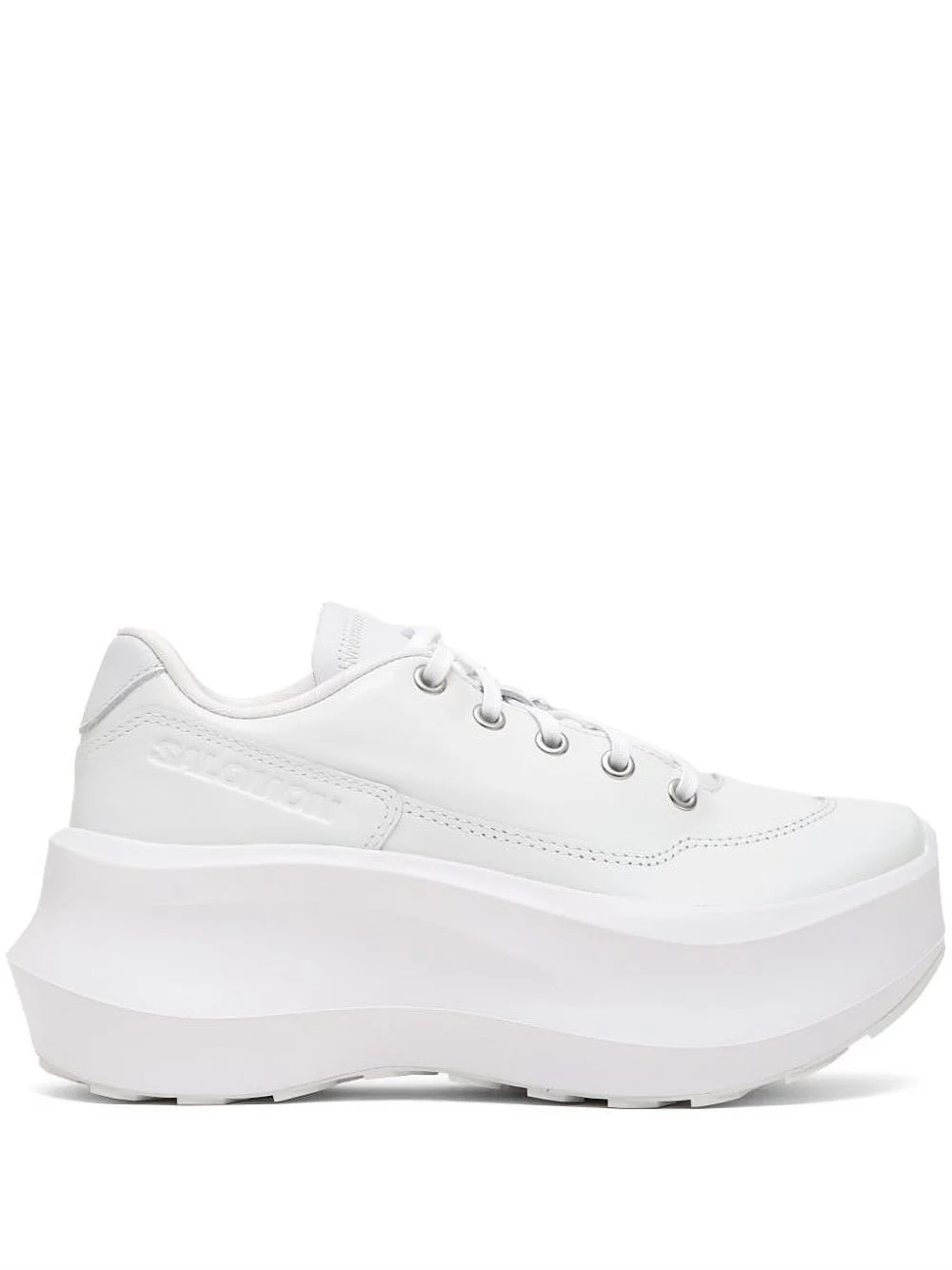 Salomon leather platform sneakers - 1