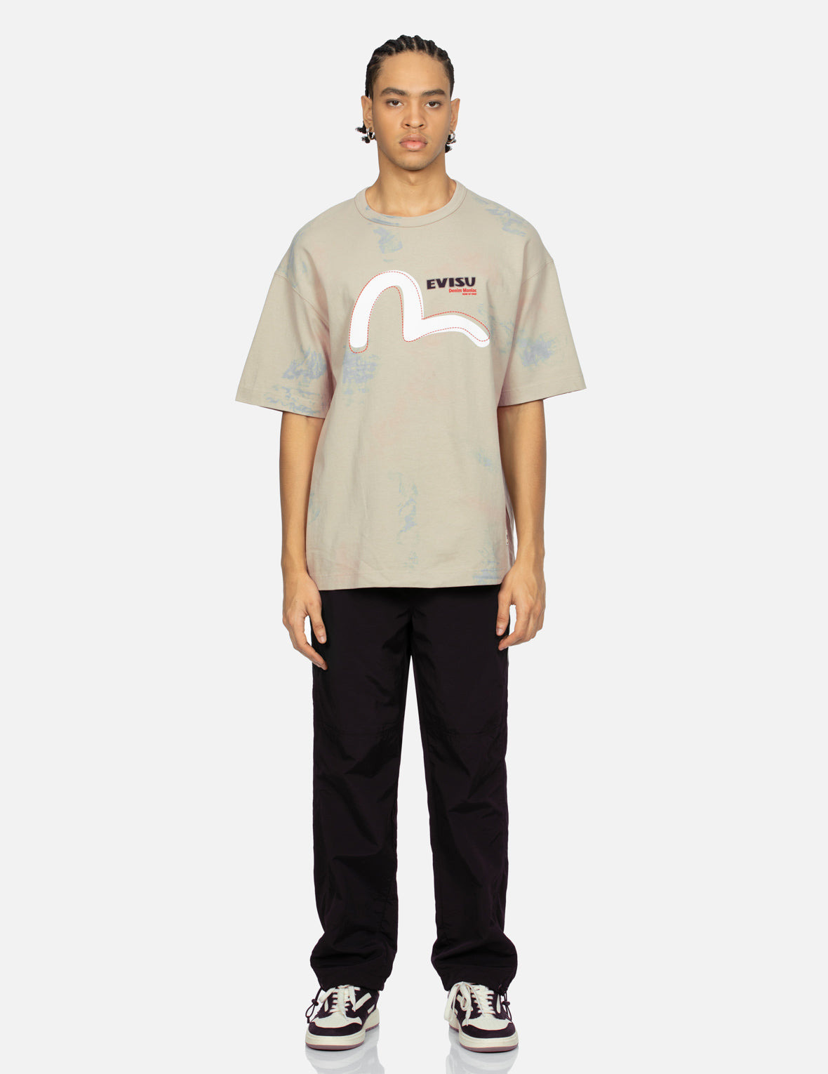 SEAGULL AND LOGO PRINT LOOSE FIT T-SHIRT - 5