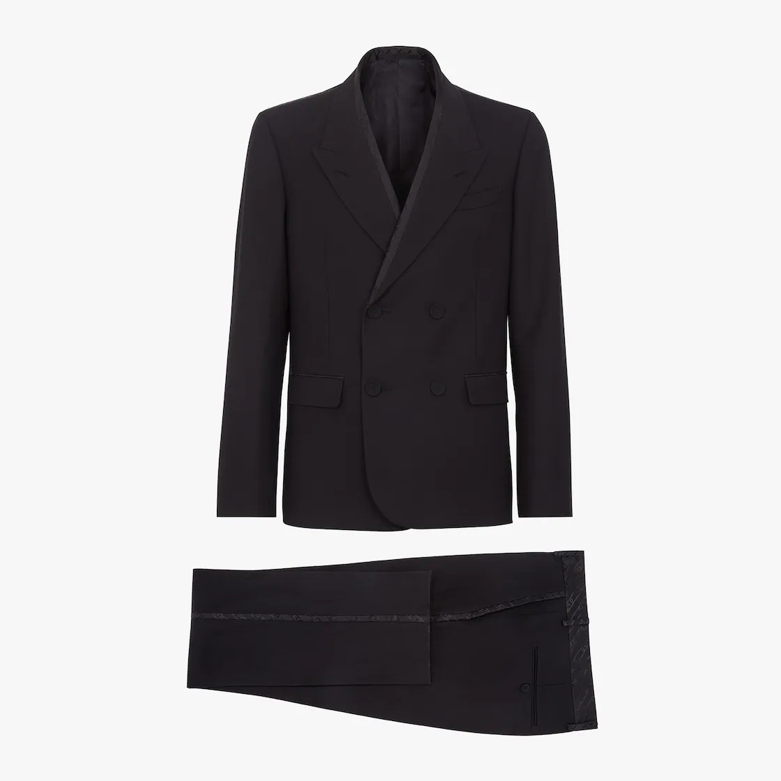 Black wool suit - 1