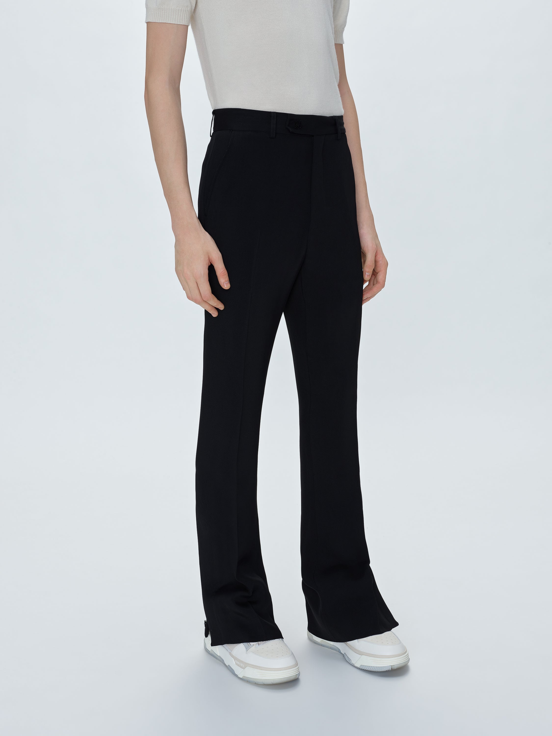 VISCOSE FLARE PANTS - 3