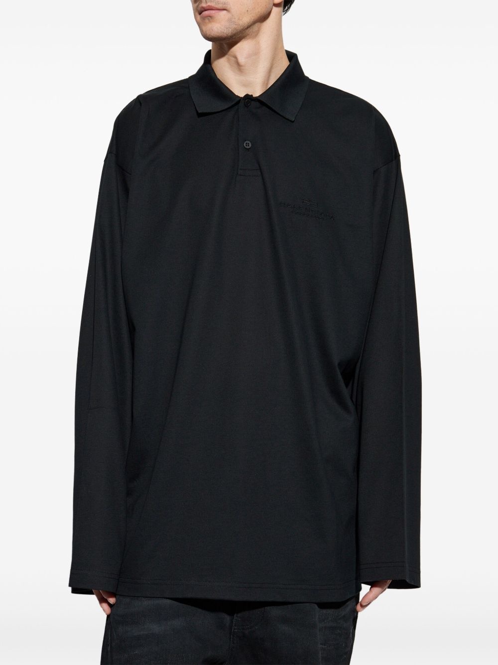 embroidered polo shirt - 3