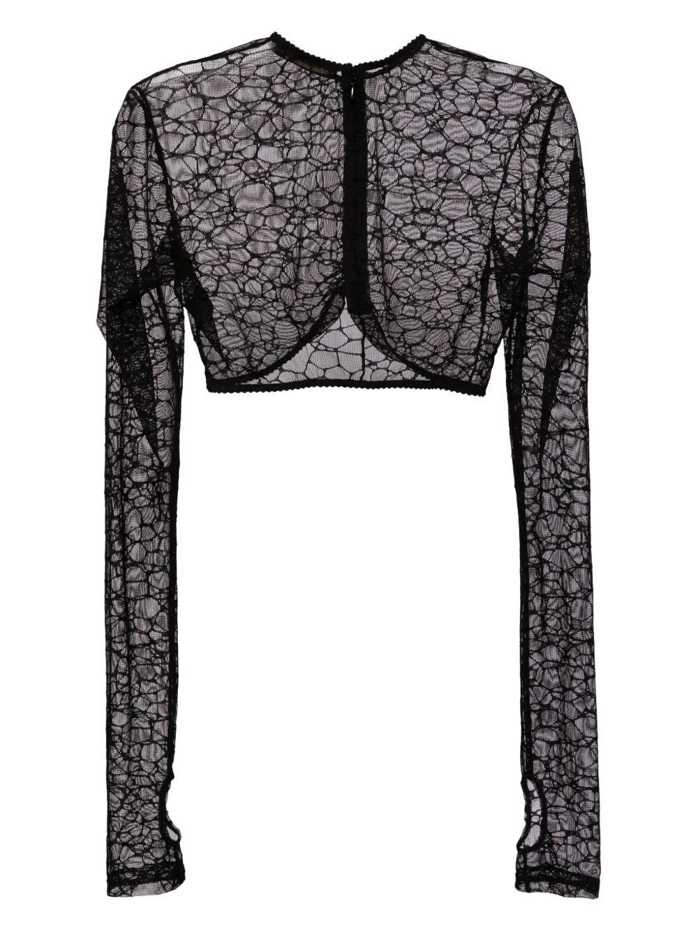crystalline cropped top - 2