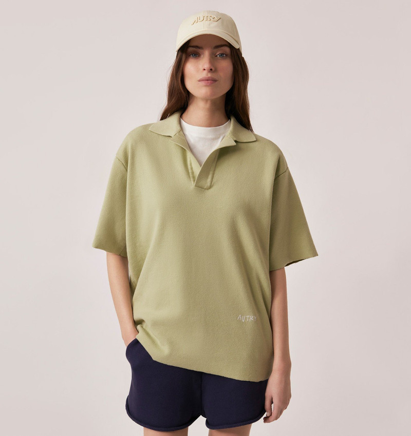 UNISEX SHORT SLEEVE KNIT POLO 3