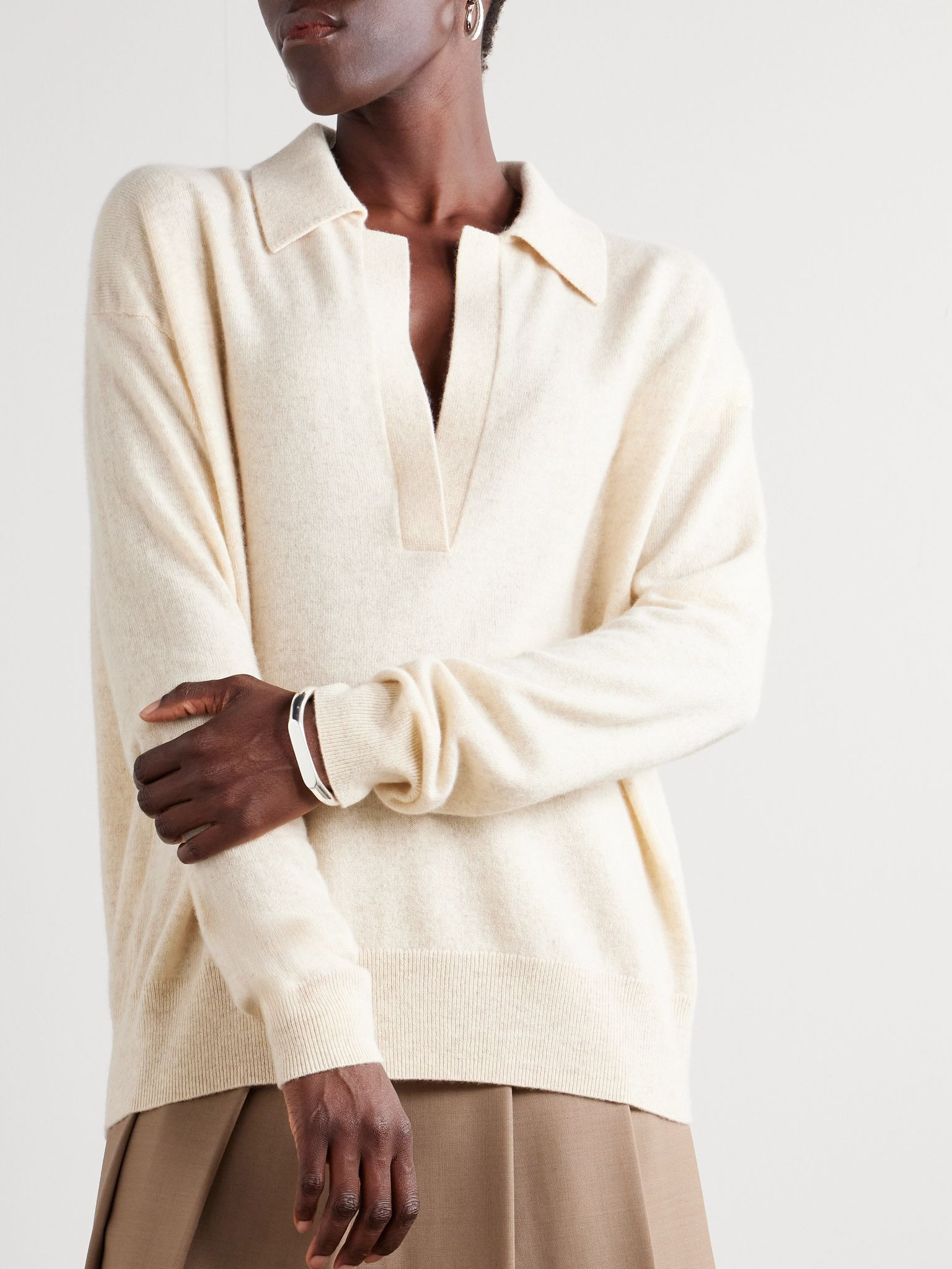 Zaq cashmere sweater Cream - 3