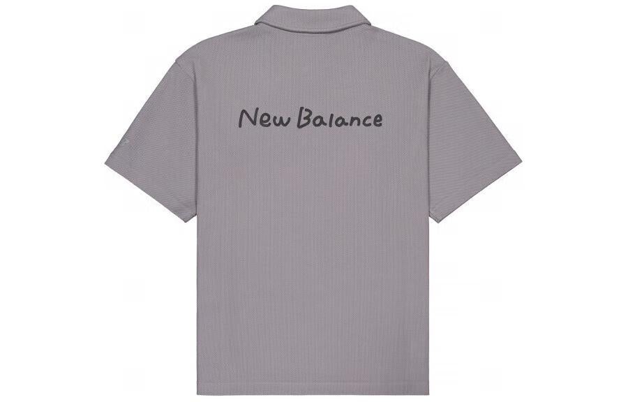 New Balance Skateboard Graphic Polo Shirt 'Grey' NFE27011-GR - 2