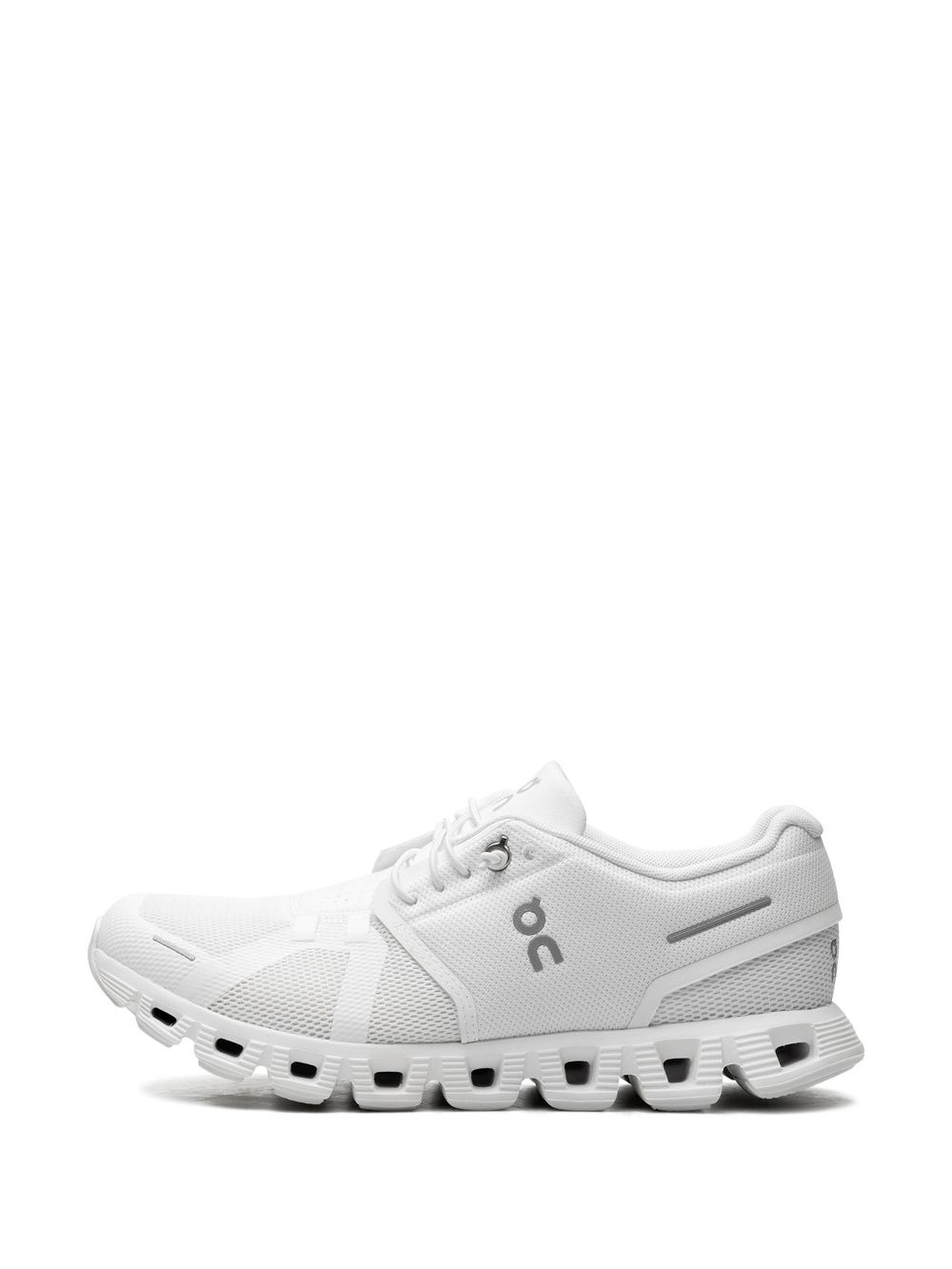 logo-print lace-up sneakers - 5