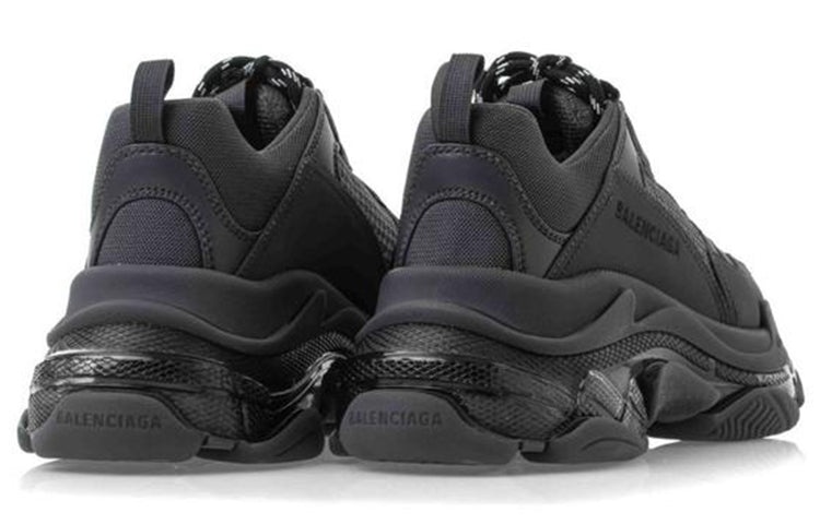 (WMNS) Balenciaga Triple S Sneaker 'Clear Sole Deep Blue' 544351W2GA14900 - 4