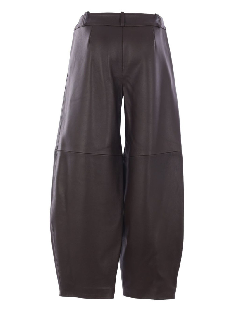 CO balloon leather trousers outlook