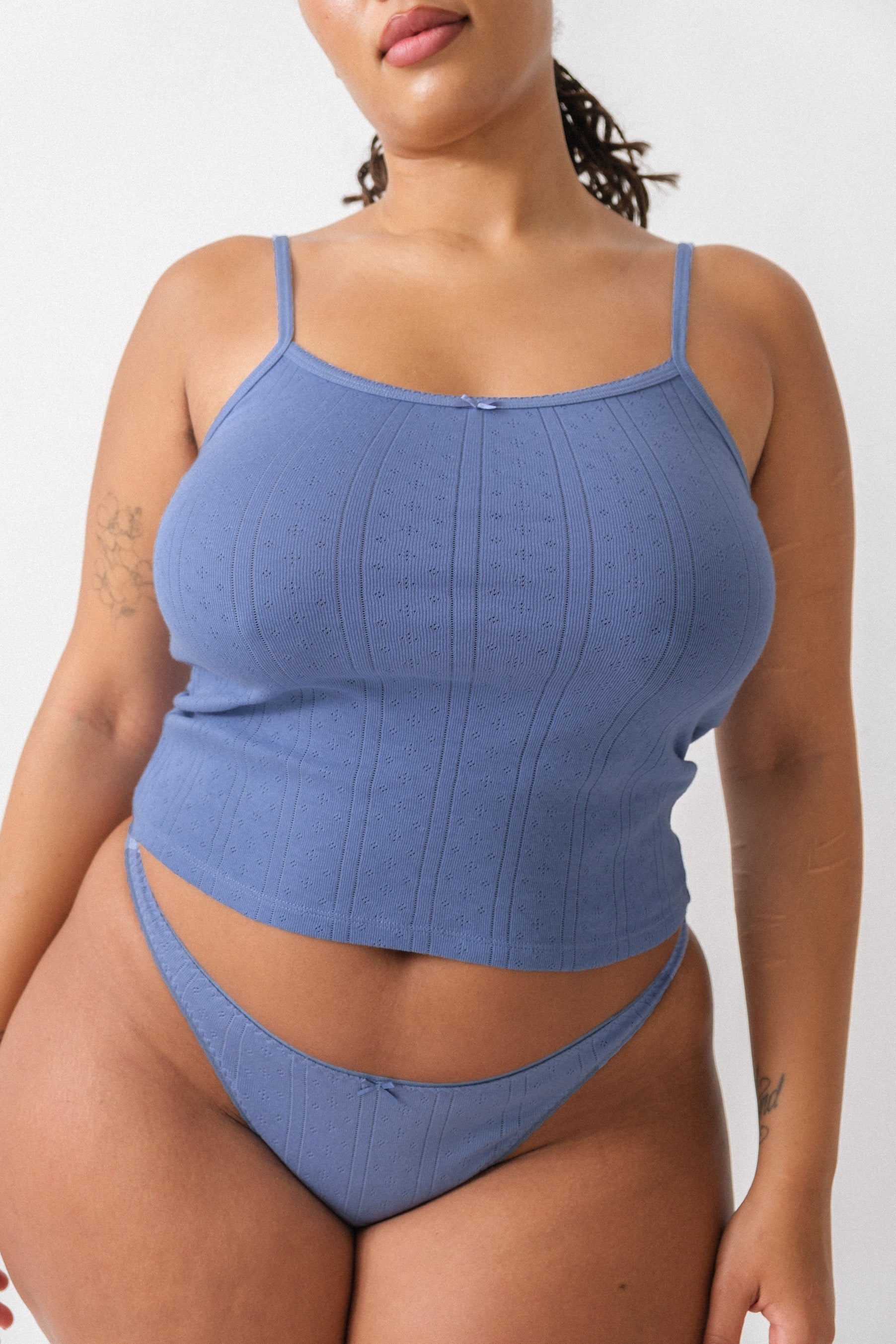 The Picot Tank Regular French Blue - 6