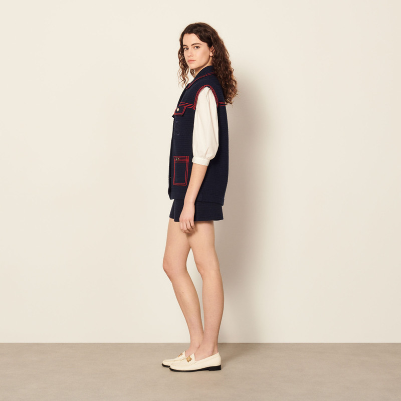 Sleeveless coatigan 4