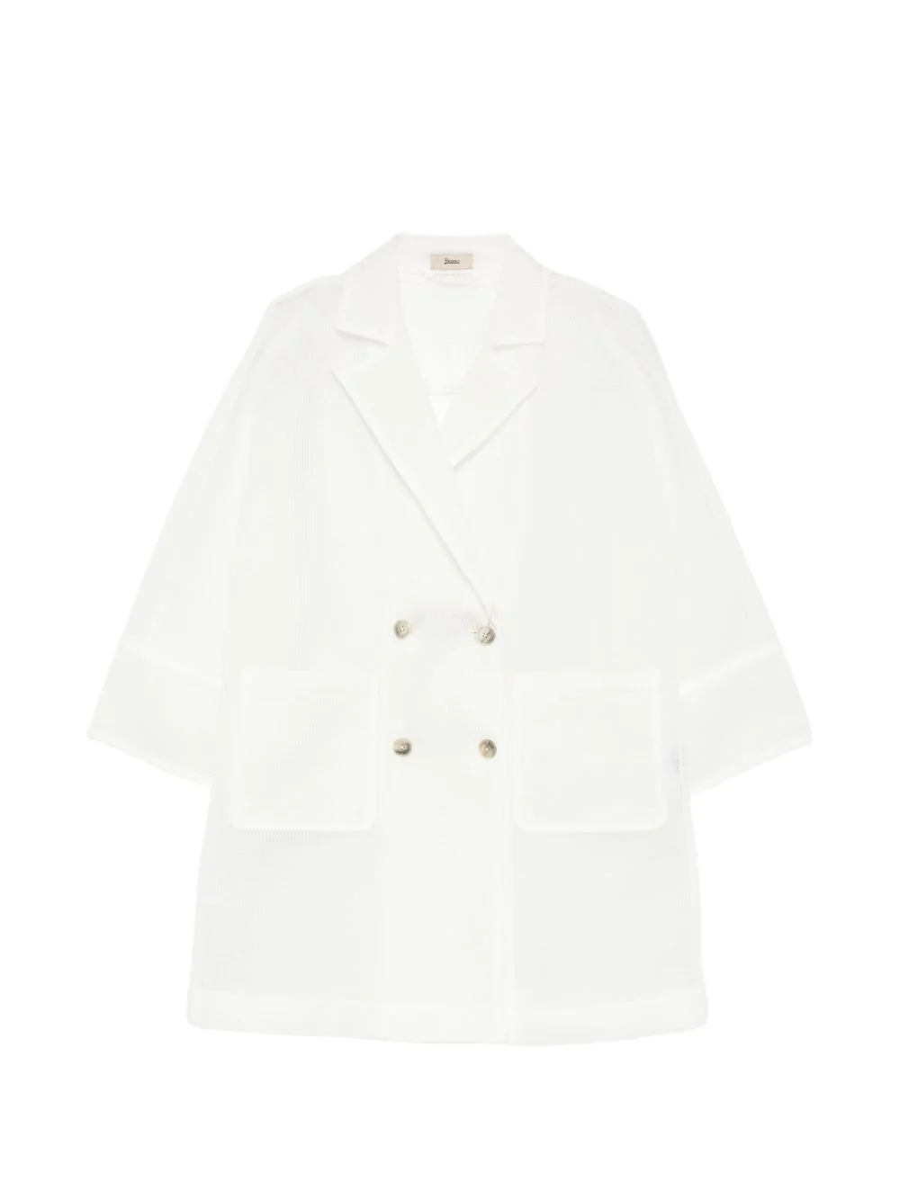 patch-pocket coat - 1